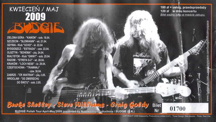 koncert BUDGIE