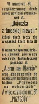 Zapowiedź numeru 30 Przygody