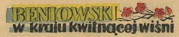 Beniowski w kraju kwitnącej wiśni