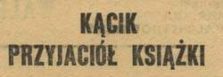 Kącik przyjaci�ł książki