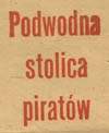 Podwodna stolica pirat�w