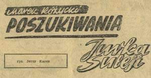 Poszukiwania Jurka Suleji