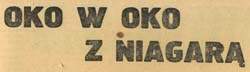 Oko w oko z Niagarą
