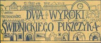 Dwa wyroki świdnickiego puszczyka