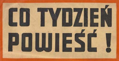 Co Tydzie  Powieść!