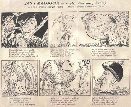 Ilustracja Polska - Jaś i Małgosia
