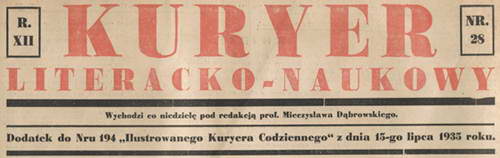 Kuryer Literacki - Naukowy