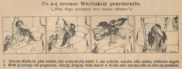 Młody Polak - Co się sroczce Wścibskiej przydażyło