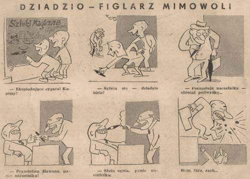 Mucha - Dziadzio - figlarz mimowoli