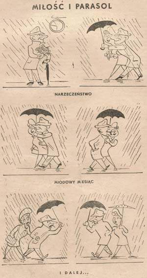 Mucha - Miłość i parasol