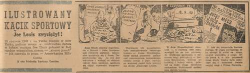 Ilustrowany kącik sportowy