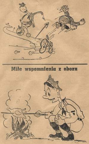 Pierwsze rysunki Henryka Chmielewskiego w świecie Przyg�d