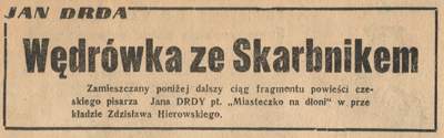 Wędr�wka ze Skarbnikiem