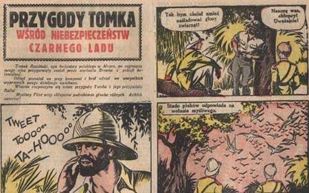 Przygody Tomka wśr�d niebezpiecze�stw czarnego lądu