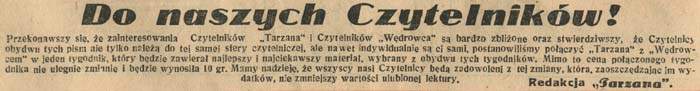 Tarzan - ostatni numer