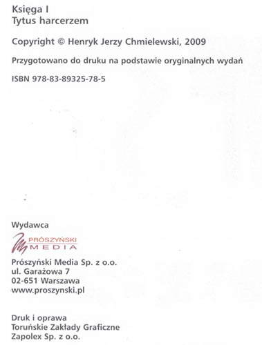 Tytus, Romek i A'Tomek - księga I - wyd 8 (2009)