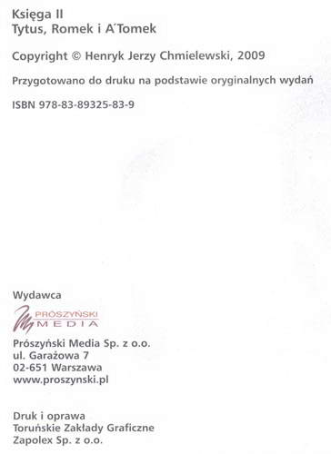 Tytus, Romek i A'Tomek - księga II - wyd 8 (2009)