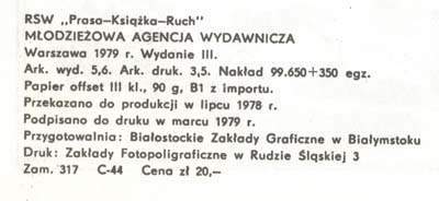 Tytus, Romek i A'Tomek - księga VI - wyd 3 (1979)