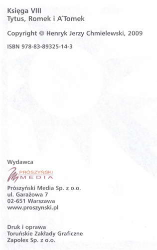 Tytus, Romek i A'Tomek - księga VIII - wyd 5 (2009)