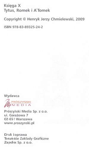 Tytus, Romek i A'Tomek - księga X - wyd 4 (2009)