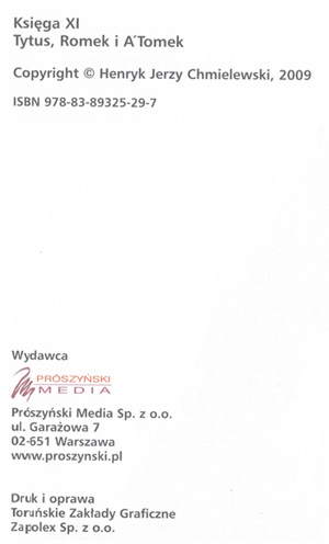Tytus, Romek i A'Tomek - księga XI - wyd 6 (2009)