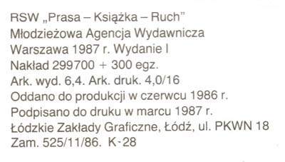 Tytus, Romek i A'Tomek - księga XVIII - wyd 1 (1987)