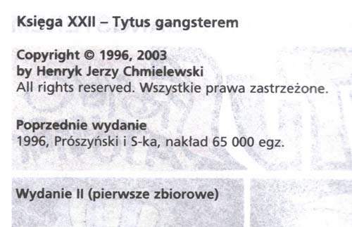 Tytus, Romek i A'Tomek - księga XXII - wyd 2 (2003)