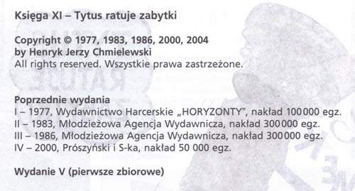 Tytus, Romek i A'Tomek - księga XI - wyd 5 (2004)