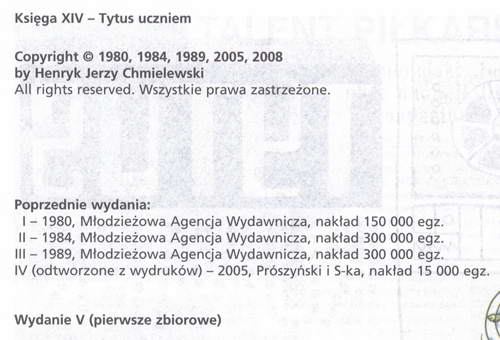 Tytus, Romek i A'Tomek - księga XIV - wyd 5 (2008)