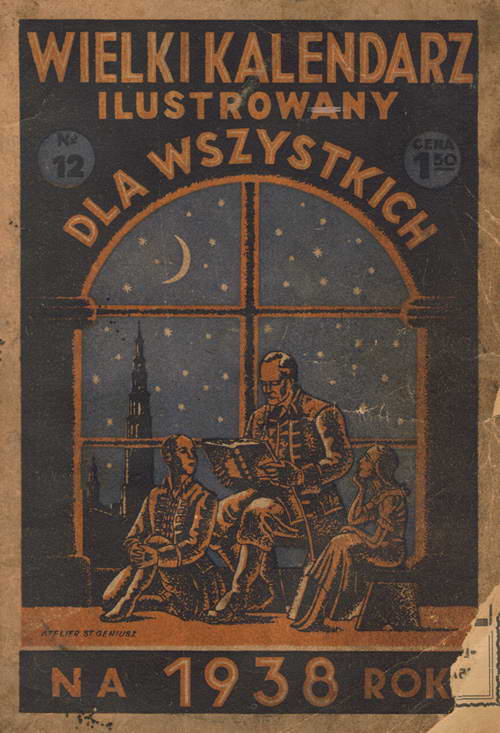 Wielki kalendarz ilustrowany dla wszystkich na 1938 rok