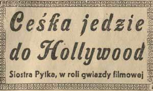 Ceśka jedzie do Hollywood
