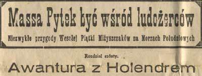 Massa Pytek być wsr�d ludożerc�w
