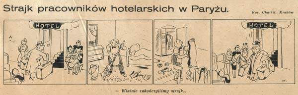 Wr�ble na dachu - Strajk pracownik�w hotelarskich w Paryżu