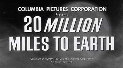 20 Million Miles to Earth